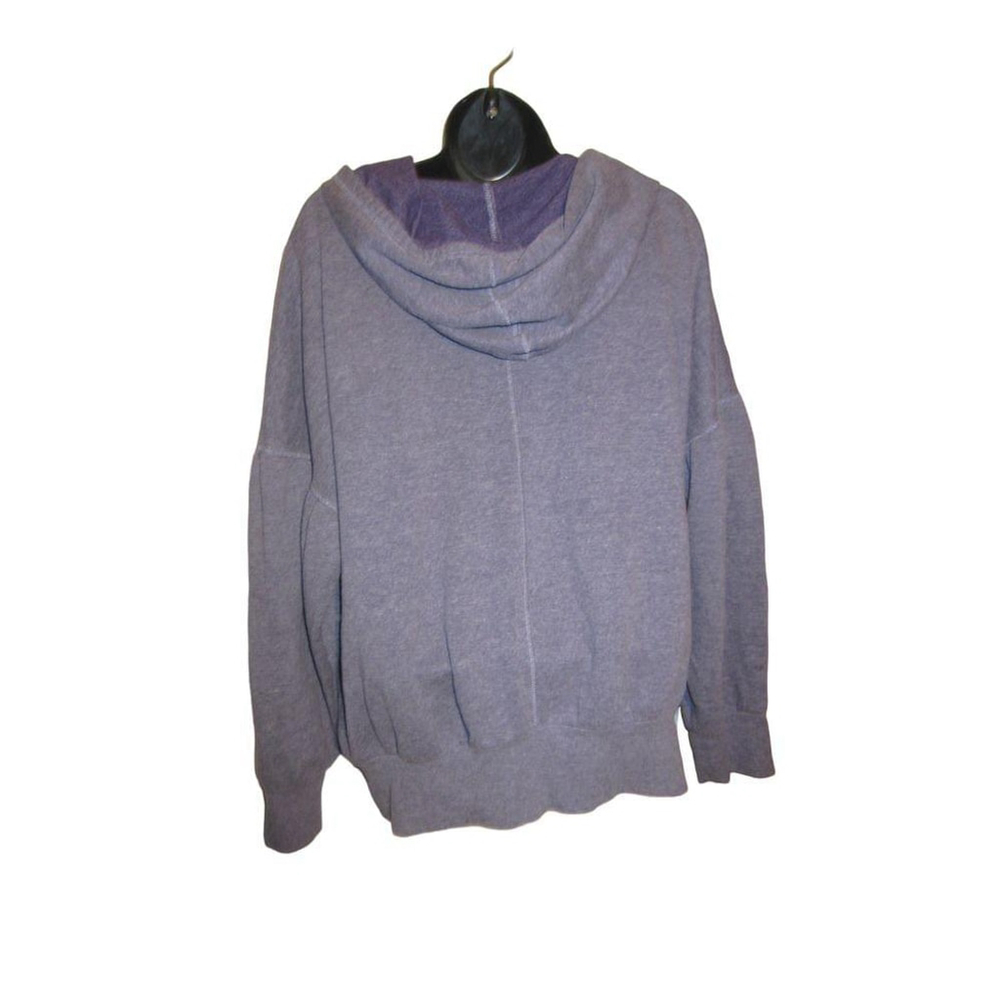 Xhilaration Women’s Oversized Hooded Sweatshirt Purple Pullover Size XL Cozy